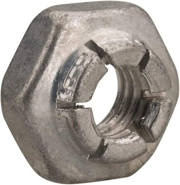 Flex-Loc - #10-32 UNJF Grade 2 Hex Lock Nut with Expanding Flex Top - 3/16" High, Cadmium-Plated Finish, Meets Military Specifications - Industrial Tool & Supply