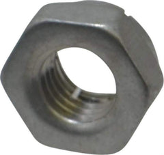 Flex-Loc - 5/16-24 UNJF Grade 2 Hex Lock Nut with Expanding Flex Top - 17/64" High, Cadmium-Plated Finish, Meets Military Specifications - Industrial Tool & Supply