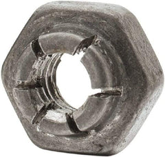 Flex-Loc - #10-24 UNJC Grade 2 Hex Lock Nut with Expanding Flex Top - 3/16" High, Cadmium-Plated Finish, Meets Military Specifications - Industrial Tool & Supply