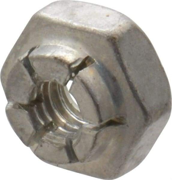 Flex-Loc - #8-32 UNJC Grade 2 Hex Lock Nut with Expanding Flex Top - 3/16" High, Cadmium-Plated Finish, Meets Military Specifications - Industrial Tool & Supply