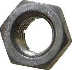 Flex-Loc - 5/16-24 UNJF 18-8 Hex Lock Nut with Expanding Flex Top - 17/64" High, Uncoated, Meets Military Specifications - Industrial Tool & Supply