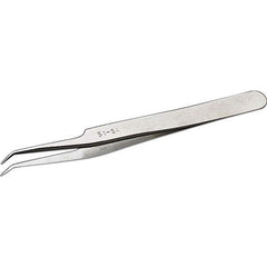 Erem - Tweezers Type: Fine Point Pattern: Curved - Industrial Tool & Supply