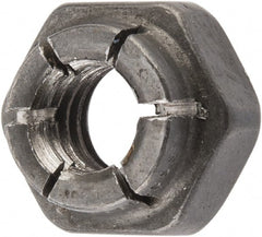 Flex-Loc - 1/4-20 UNC Grade 2 Hex Lock Nut with Expanding Flex Top - Industrial Tool & Supply