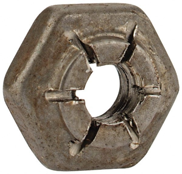 Flex-Loc - #6-32 UNJC Grade 2 Hex Lock Nut with Expanding Flex Top - Industrial Tool & Supply