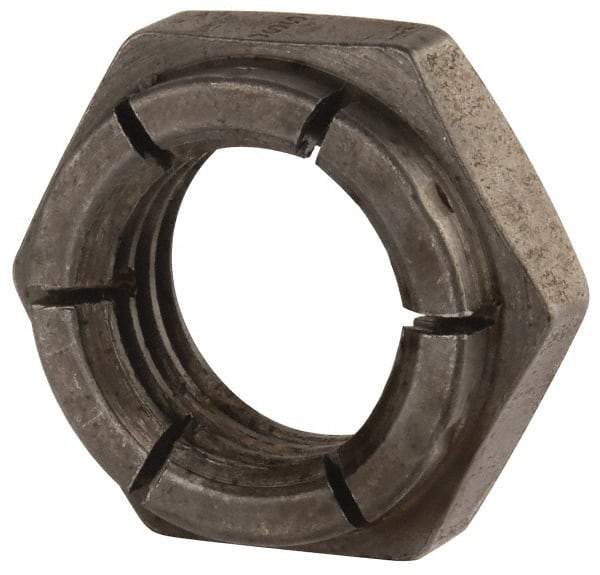 Flex-Loc - 3/4-10 UNC Grade 2 Hex Lock Nut with Expanding Flex Top - Uncoated, Meets Military Specifications - Industrial Tool & Supply