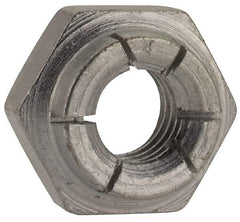 Flex-Loc - 5/16-18 UNC Grade 2 Heavy Hex Lock Nut with Expanding Flex Top - Cadmium-Plated Finish, Meets Military Specifications - Industrial Tool & Supply