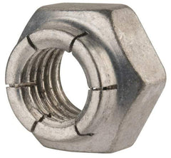 Flex-Loc - 1/2-13 UNC Grade 2 Heavy Hex Lock Nut with Expanding Flex Top - Cadmium-Plated Finish, Meets Military Specifications - Industrial Tool & Supply