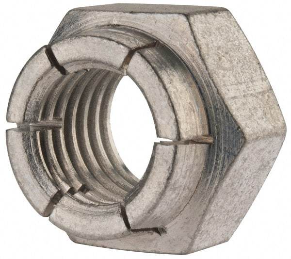 Flex-Loc - 3/4-10 UNC Grade 2 Heavy Hex Lock Nut with Expanding Flex Top - Cadmium-Plated Finish, Meets Military Specifications - Industrial Tool & Supply