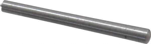 Value Collection - Size 6/0, 0.0624" Small End Diam, 0.078" Large End Diam, Uncoated Steel Taper Pin - Grade C-12L14, 3/4" OAL, 3/4 Pin Length - Industrial Tool & Supply