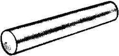 Value Collection - Size 2/0, 0.0942" Small End Diam, 0.141" Large End Diam, Uncoated Steel Taper Pin - Grade C-12L14, 2-1/4" OAL, 2-1/4 Pin Length - Industrial Tool & Supply