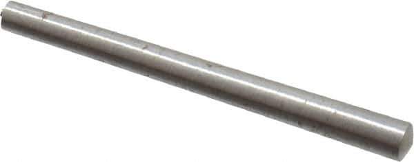 Value Collection - Size 5/0, 0.0732" Small End Diam, 0.094" Large End Diam, Uncoated Steel Taper Pin - Grade C-12L14, 1" OAL, 1 Pin Length - Industrial Tool & Supply