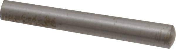 Value Collection - Size 2/0, 0.1202" Small End Diam, 0.141" Large End Diam, Uncoated Steel Taper Pin - Grade C-12L14, 1" OAL, 1 Pin Length - Industrial Tool & Supply