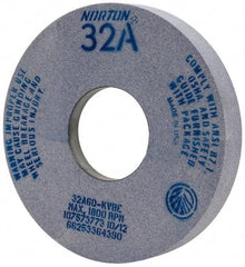 Norton - 14" Diam x 5" Hole x 2" Thick, K Hardness, 60 Grit Surface Grinding Wheel - Aluminum Oxide, Type 5, Medium Grade, 1,800 Max RPM, Vitrified Bond, One-Side Recess - Industrial Tool & Supply