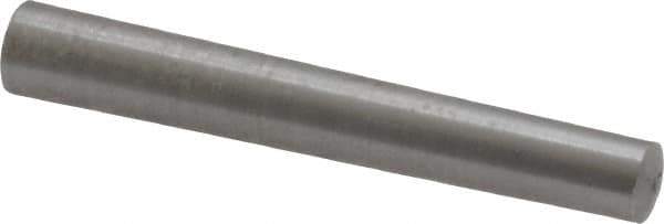 Value Collection - Size 4, 0.2136" Small End Diam, 0.25" Large End Diam, Uncoated Steel Taper Pin - Grade C-12L14, 1-3/4" OAL, 1-3/4 Pin Length - Industrial Tool & Supply