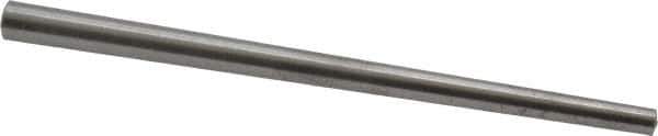 Value Collection - Size 4, 0.1668" Small End Diam, 0.25" Large End Diam, Uncoated Steel Taper Pin - Grade C-12L14, 4" OAL, 4 Pin Length - Industrial Tool & Supply