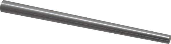 Value Collection - Size 5, 0.2058" Small End Diam, 0.289" Large End Diam, Uncoated Steel Taper Pin - Grade C-12L14, 4" OAL, 4 Pin Length - Industrial Tool & Supply