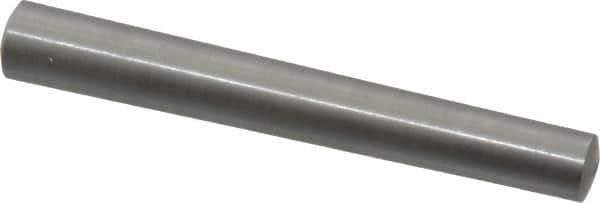 Value Collection - Size 6, 0.289" Small End Diam, 0.341" Large End Diam, Uncoated Steel Taper Pin - Grade C-12L14, 2-1/2" OAL, 2-1/2 Pin Length - Industrial Tool & Supply