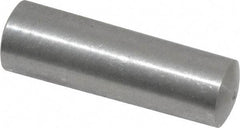 Value Collection - Size 7, 0.383" Small End Diam, 0.409" Large End Diam, Uncoated Steel Taper Pin - Grade C-12L14, 1-1/4" OAL, 1-1/4 Pin Length - Industrial Tool & Supply