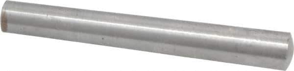 Value Collection - Size 7, 0.3466" Small End Diam, 0.409" Large End Diam, Uncoated Steel Taper Pin - Grade C-12L14, 3" OAL, 3 Pin Length - Industrial Tool & Supply