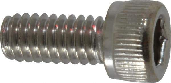 Value Collection - #8-32 UNC Hex Socket Drive, Socket Cap Screw - Grade 316 Stainless Steel, 3/8" Length Under Head - Industrial Tool & Supply