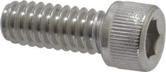 Value Collection - 1/4-20 UNC Hex Socket Drive, Socket Cap Screw - Grade 316 Stainless Steel, 5/8" Length Under Head - Industrial Tool & Supply