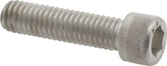 Value Collection - 3/8-16 UNC Hex Socket Drive, Socket Cap Screw - Grade 316 Stainless Steel, Fully Threaded, 1-1/2" Length Under Head - Industrial Tool & Supply