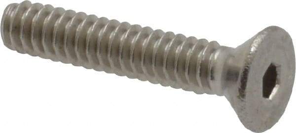 Value Collection - #4-40 UNC Hex Socket Drive, 82° Flat Screw - Grade 18-8 Stainless Steel, 5/8" OAL - Industrial Tool & Supply