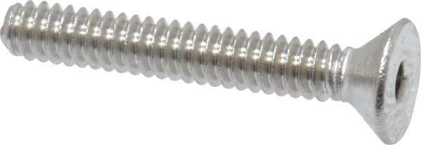 Value Collection - #4-40 UNC Hex Socket Drive, 82° Flat Screw - Grade 18-8 Stainless Steel, 3/4" OAL - Industrial Tool & Supply