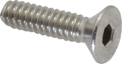 Value Collection - #10-24 UNC Hex Socket Drive, 82° Flat Screw - Grade 18-8 Stainless Steel, 3/4" OAL - Industrial Tool & Supply