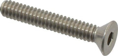 Value Collection - #10-24 UNC Hex Socket Drive, 82° Flat Screw - Grade 18-8 Stainless Steel, 1-1/4" OAL - Industrial Tool & Supply