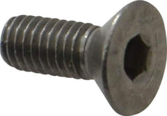 Value Collection - #10-32 UNF Hex Socket Drive, 82° Flat Screw - Grade 18-8 Stainless Steel, 1/2" OAL - Industrial Tool & Supply