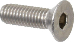 Value Collection - #10-32 UNF Hex Socket Drive, 82° Flat Screw - Grade 18-8 Stainless Steel, 5/8" OAL - Industrial Tool & Supply