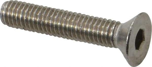 Value Collection - #10-32 UNF Hex Socket Drive, 82° Flat Screw - Grade 18-8 Stainless Steel, 1" OAL - Industrial Tool & Supply