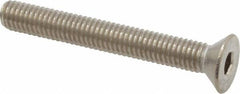 Value Collection - #10-32 UNF Hex Socket Drive, 82° Flat Screw - Grade 18-8 Stainless Steel, 1-1/2" OAL - Industrial Tool & Supply