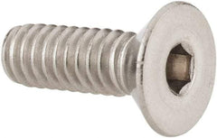 Value Collection - 1/4-20 UNC Hex Socket Drive, 82° Flat Screw - Grade 18-8 Stainless Steel, 3/4" OAL - Industrial Tool & Supply
