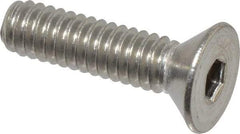 Value Collection - 1/2-13 UNC Hex Socket Drive, 82° Flat Screw - Grade 18-8 Stainless Steel, Uncoated, Fully Threaded, 3-1/2" OAL - Industrial Tool & Supply