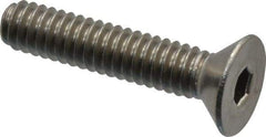Value Collection - 1/4-20 UNC Hex Socket Drive, 82° Flat Screw - Grade 18-8 Stainless Steel, 1-1/4" OAL - Industrial Tool & Supply