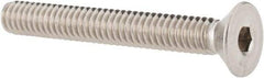 Value Collection - 1/4-20 UNC Hex Socket Drive, 82° Flat Screw - Grade 18-8 Stainless Steel, 2" OAL - Industrial Tool & Supply