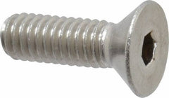 Value Collection - 5/16-18 UNC Hex Socket Drive, 82° Flat Screw - Grade 18-8 Stainless Steel, 1" OAL - Industrial Tool & Supply