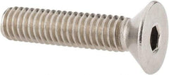 Value Collection - 5/16-18 UNC Hex Socket Drive, 82° Flat Screw - Grade 18-8 Stainless Steel, 1-1/2" OAL - Industrial Tool & Supply