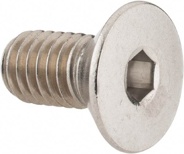 Value Collection - 3/8-16 UNC Hex Socket Drive, 82° Flat Screw - Grade 18-8 Stainless Steel, 3/4" OAL - Industrial Tool & Supply