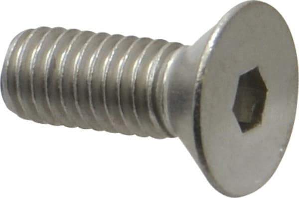 Value Collection - 3/8-16 UNC Hex Socket Drive, 82° Flat Screw - Grade 18-8 Stainless Steel, 1" OAL - Industrial Tool & Supply