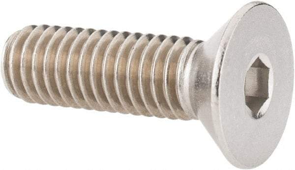 Value Collection - 3/8-16 UNC Hex Socket Drive, 82° Flat Screw - Grade 18-8 Stainless Steel, 1-1/4" OAL - Industrial Tool & Supply