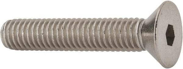 Value Collection - 3/8-16 UNC Hex Socket Drive, 82° Flat Screw - Grade 18-8 Stainless Steel, 2" OAL - Industrial Tool & Supply