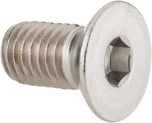 Value Collection - 1/2-13 UNC Hex Socket Drive, 82° Flat Screw - Grade 18-8 Stainless Steel, 1" OAL - Industrial Tool & Supply