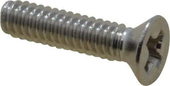 Value Collection - #2-56 UNC, 3/8" OAL Phillips Drive Machine Screw - Flat Head, Grade 18-8 Stainless Steel, Uncoated, Without Washer - Industrial Tool & Supply