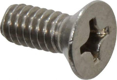 Value Collection - 1/4-20 UNC, 5/8" OAL Phillips Drive Machine Screw - Flat Head, Grade 18-8 Stainless Steel, Uncoated, Without Washer - Industrial Tool & Supply