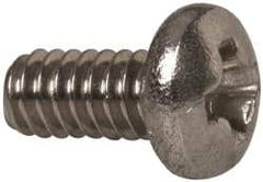 Value Collection - #2-56 UNC, 3/16" Length Under Head Phillips Drive Machine Screw - Pan Head, Grade 18-8 Stainless Steel, Uncoated, Without Washer - Industrial Tool & Supply
