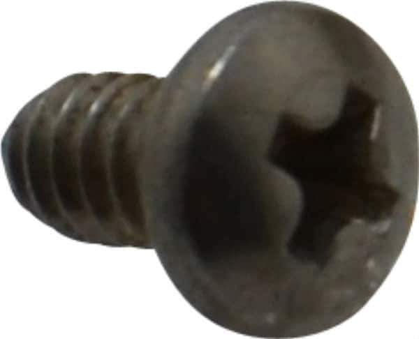Value Collection - #4-40 UNC, 3/16" Length Under Head Phillips Drive Machine Screw - Pan Head, Grade 18-8 Stainless Steel, Uncoated, Without Washer - Industrial Tool & Supply