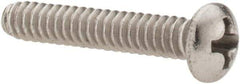 Value Collection - #6-32 UNC, 3/4" Length Under Head Phillips Drive Machine Screw - Pan Head, Grade 18-8 Stainless Steel, Uncoated, Without Washer - Industrial Tool & Supply